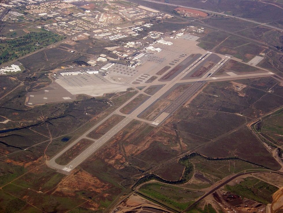 An airbase from above
