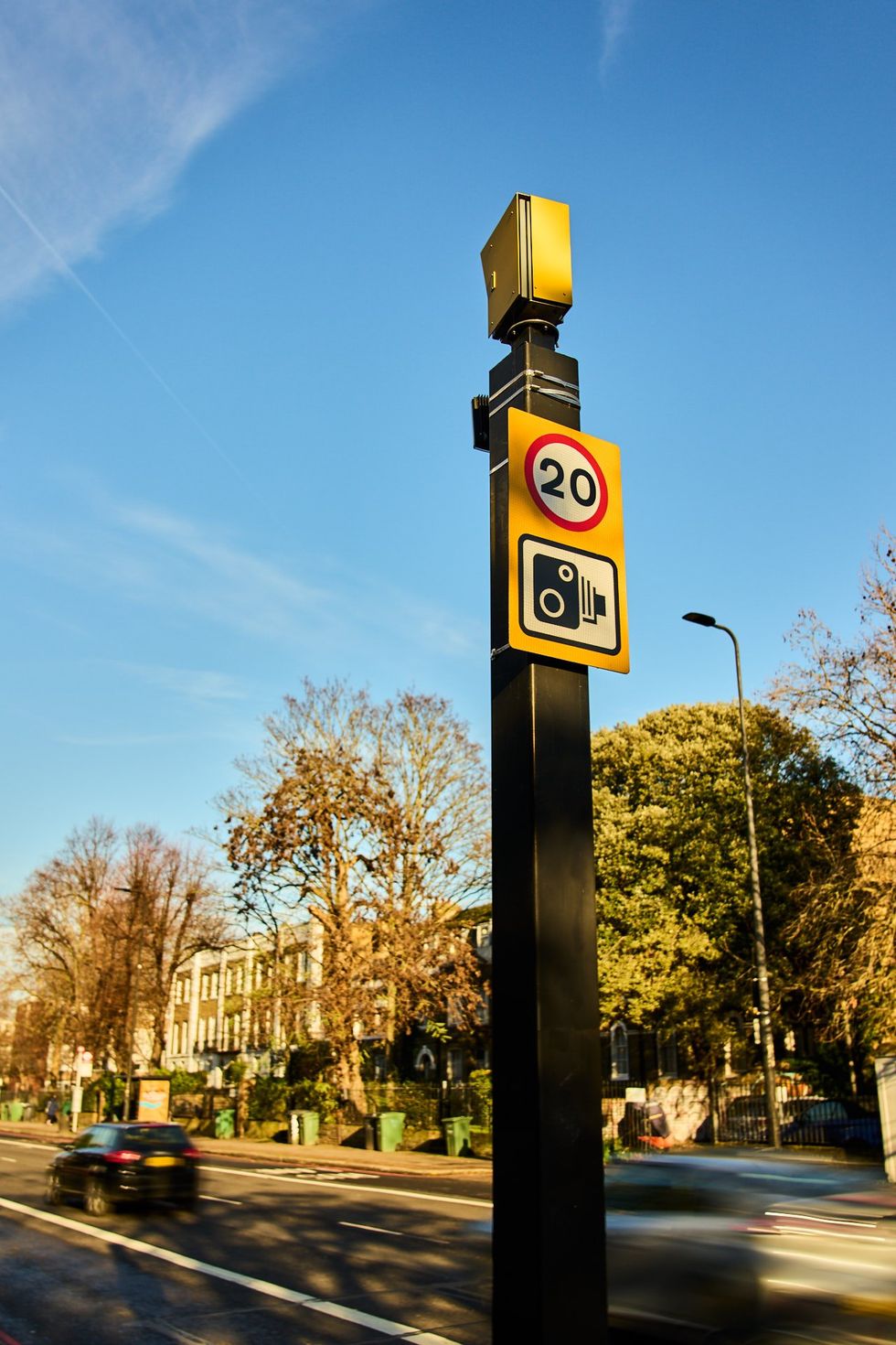 An example of a radar-based road camera