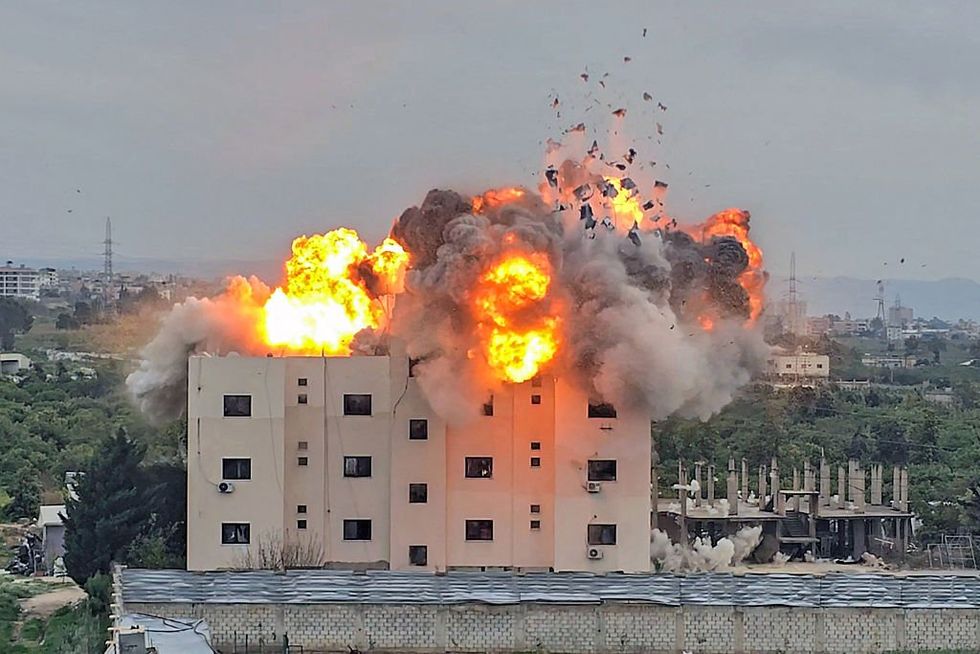 An explosion