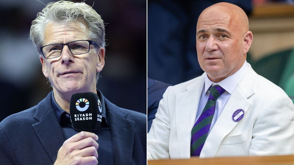 Andrew Castle Andre Agassi