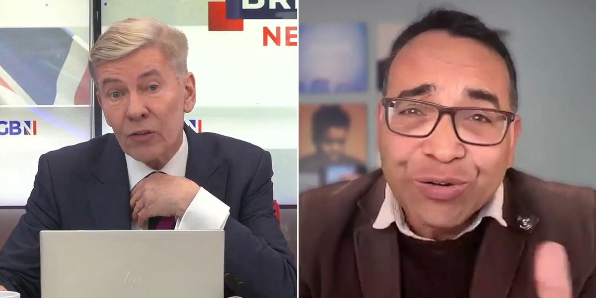 ‘Hang on!’: Tense GB News moment Andrew Pierce tears into campaigner calling for migrants to be given housing