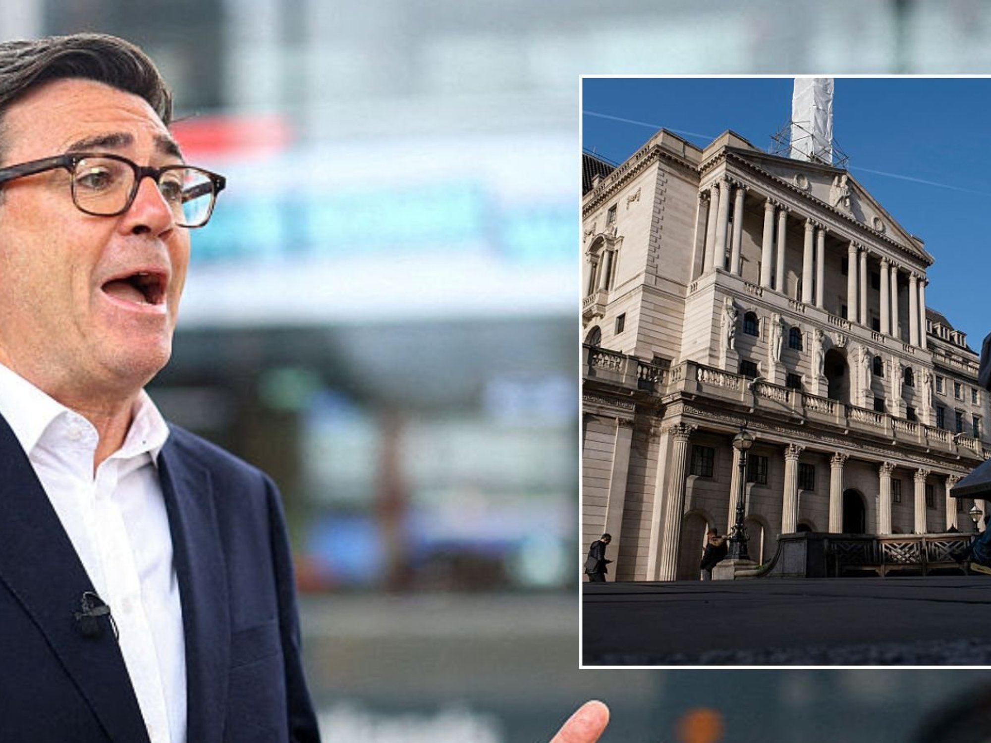 Andy Burnham and Bank of England