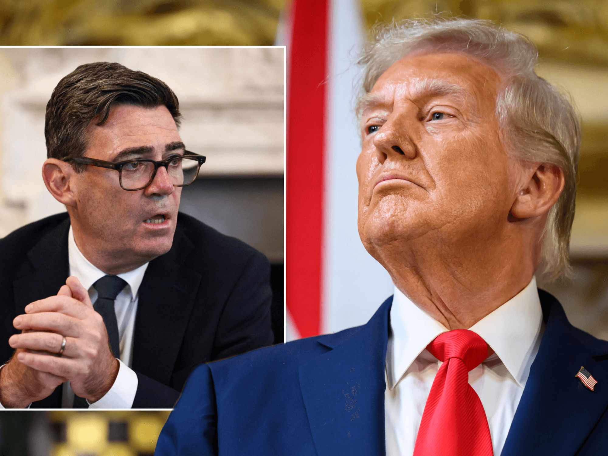 Andy Burnham and Donald Trump