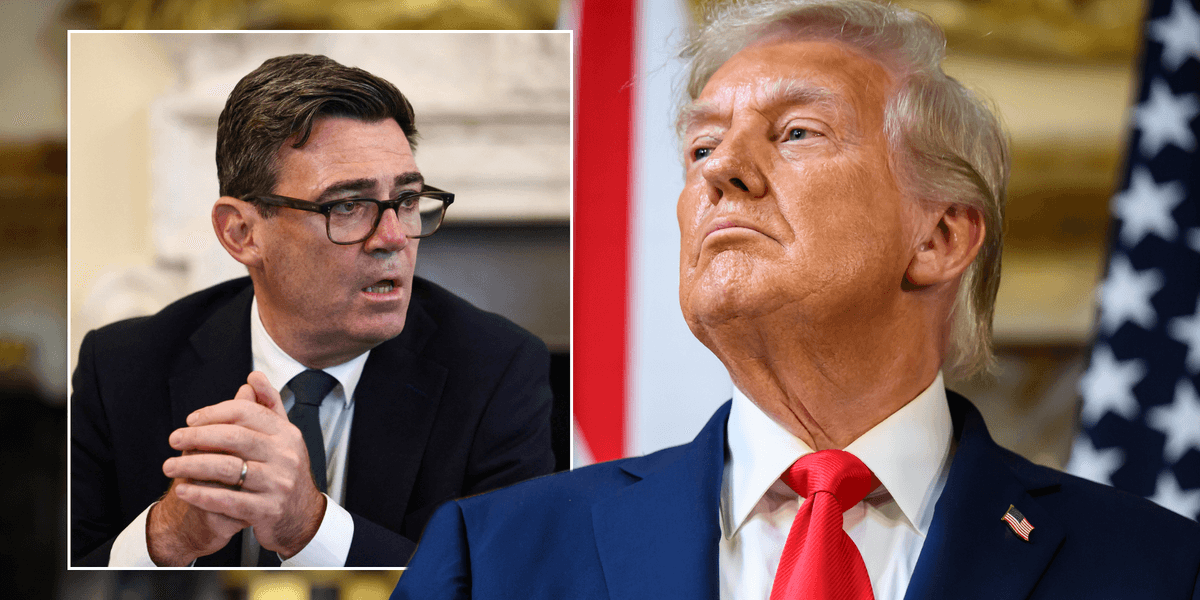 Andy Burnham to face Donald Trump in person for first time amid Falklands and Northern Ireland rows