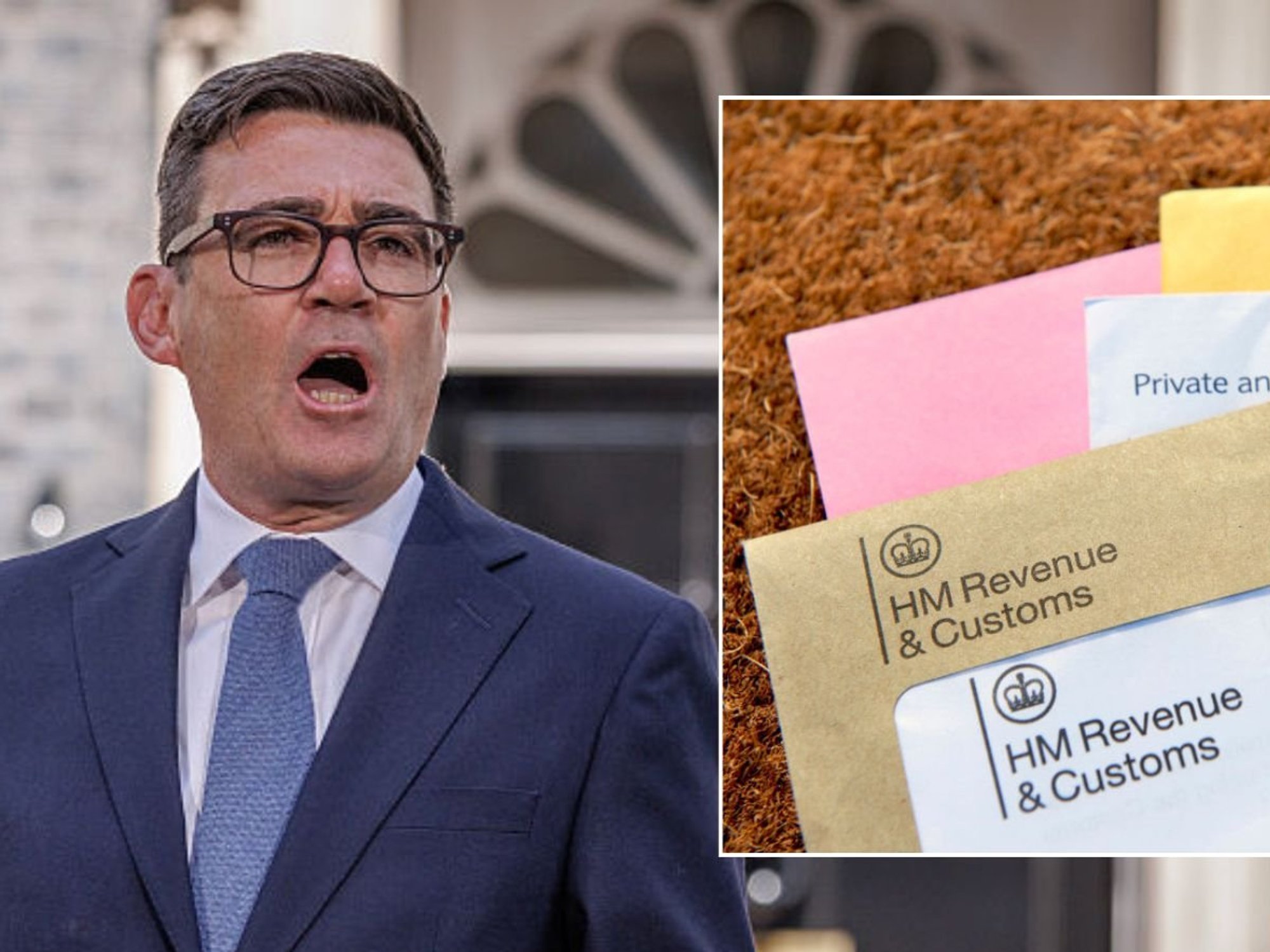 Andy Burnham and HMRC letters