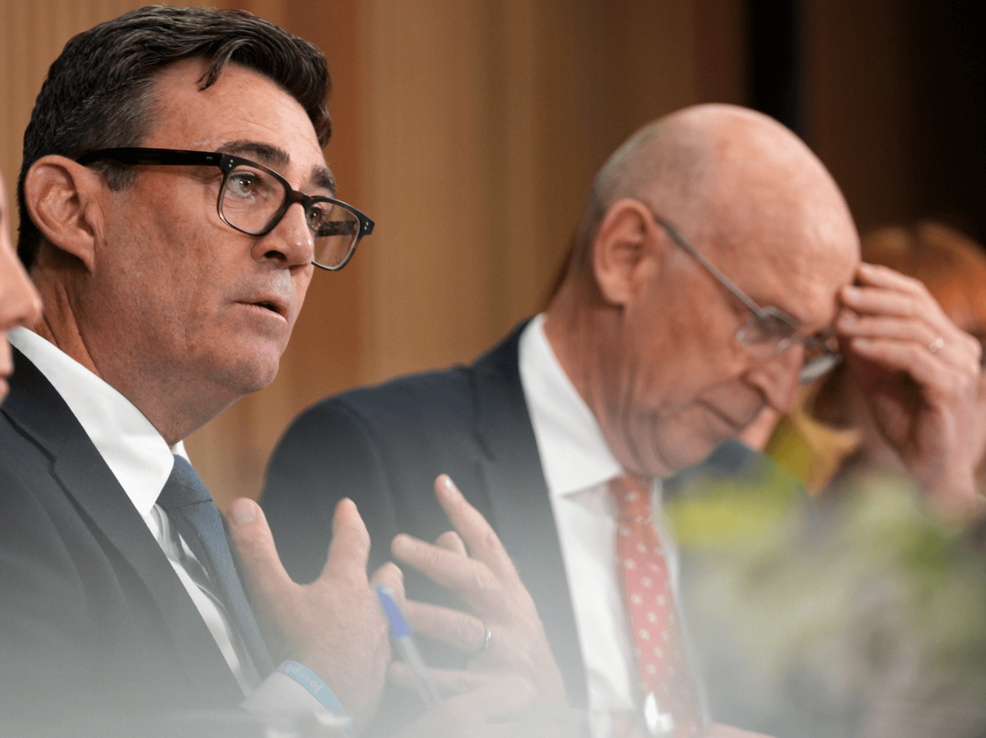 Andy Burnham and John Healey