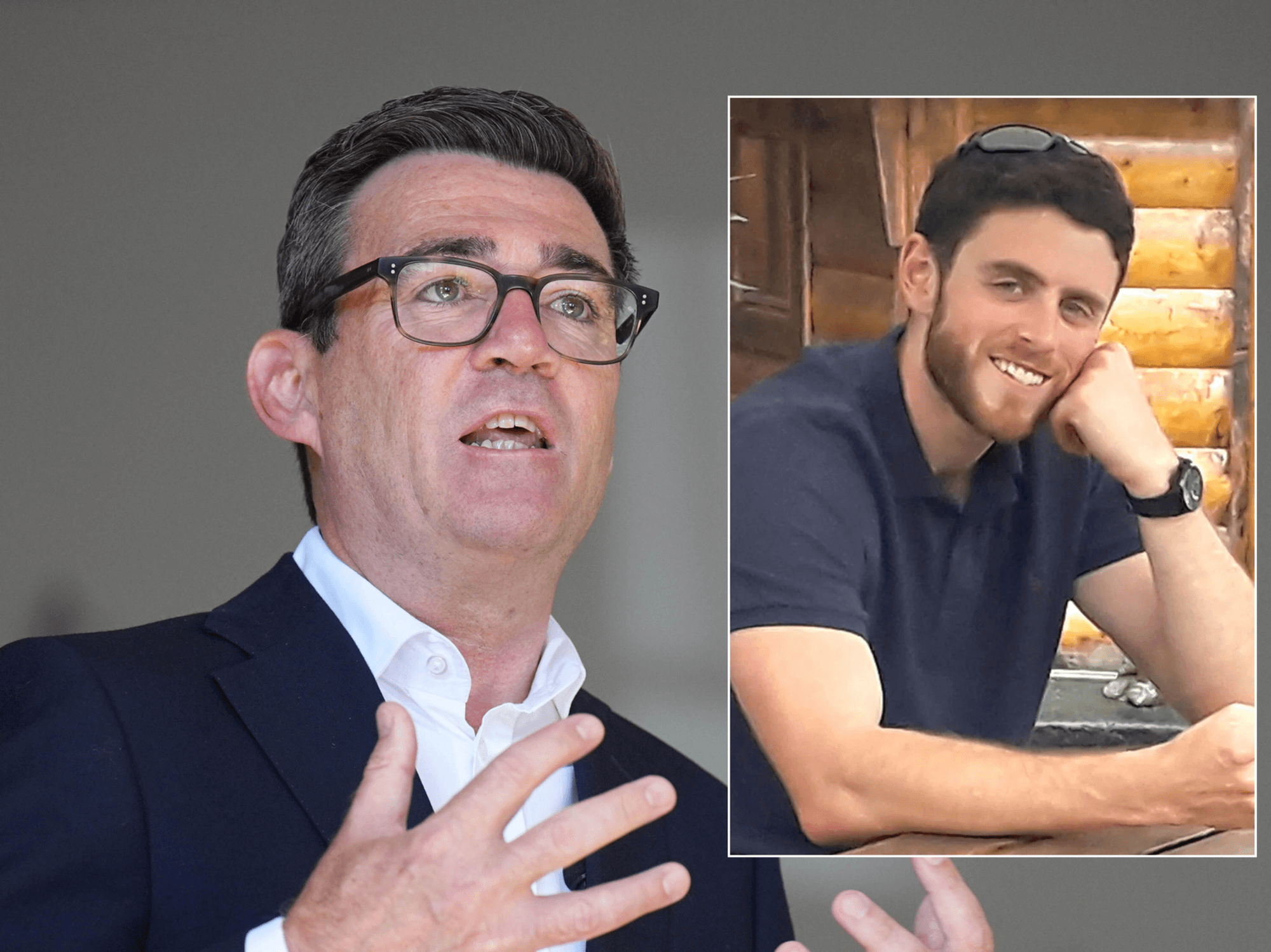 Andy Burnham and PC Andrew Harper