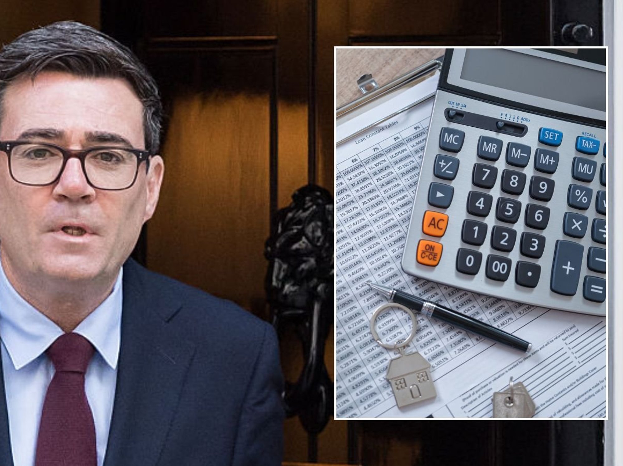 Andy Burnham and property/calculator form
