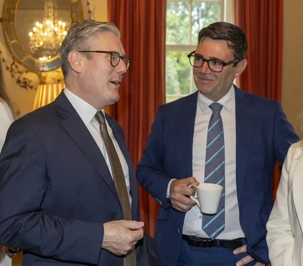 Andy Burnham and Sir Keir Starmer