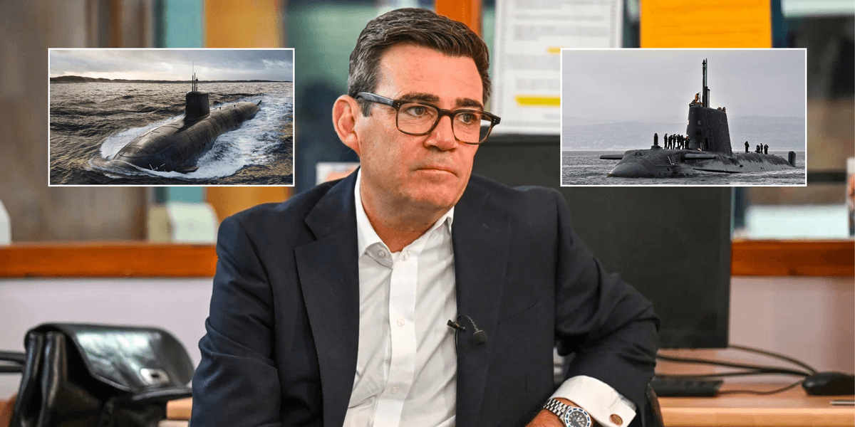 Andy Burnham delays ordering new submarines for TWO years despite global threats