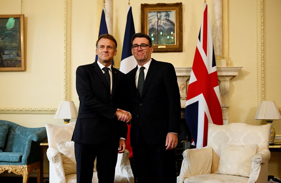 Andy Burnham, Emmanuel Macron