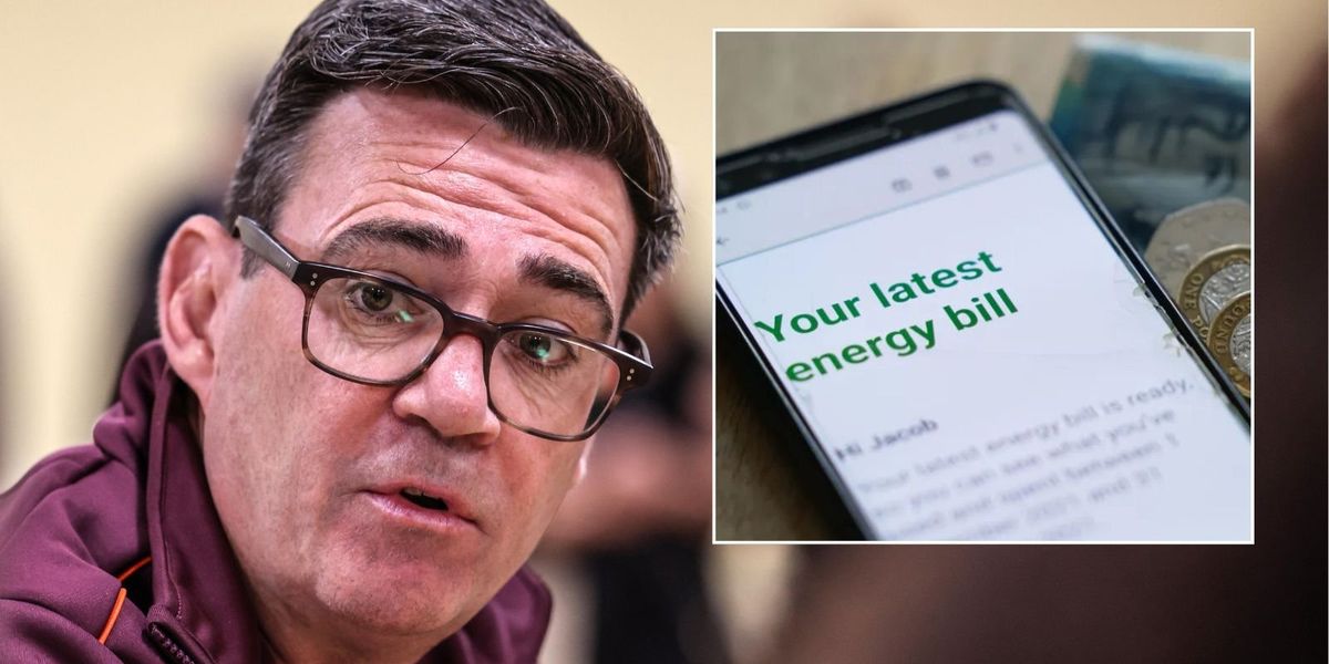 Andy Burnham hints at fresh energy bill support as price cap rises to three-year high
