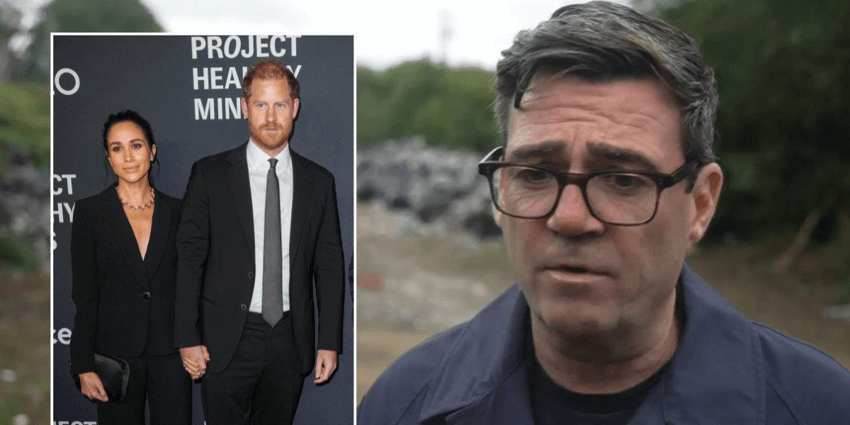 Andy Burnham washes his hands of Prince Harry and Meghan Markle amid security issue