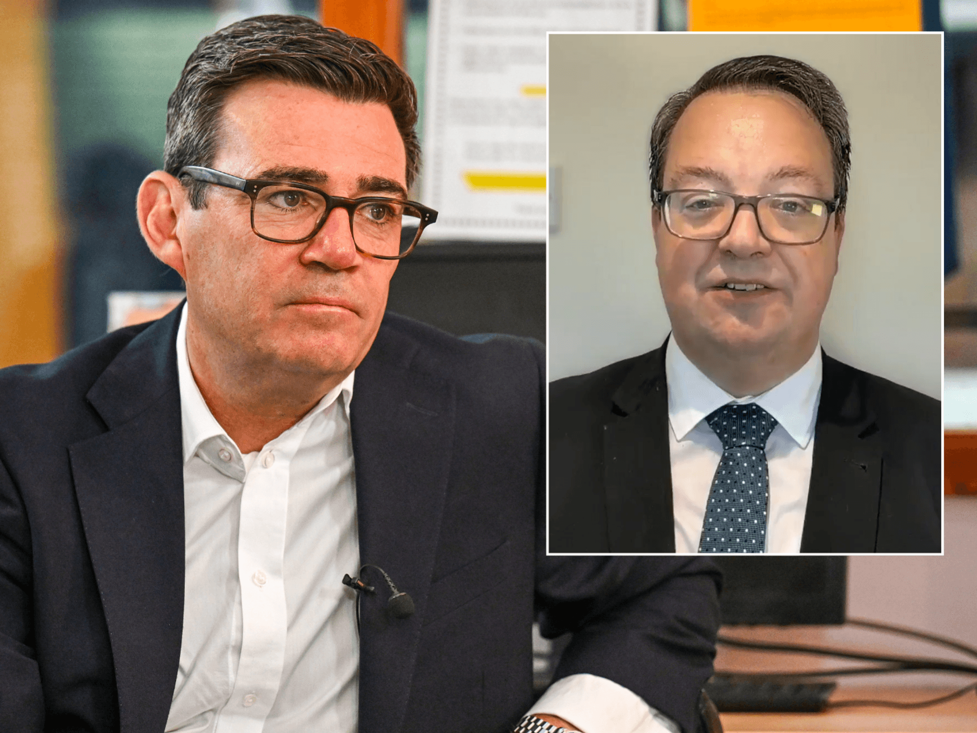 Andy Burnham, insert: Mike Wood
