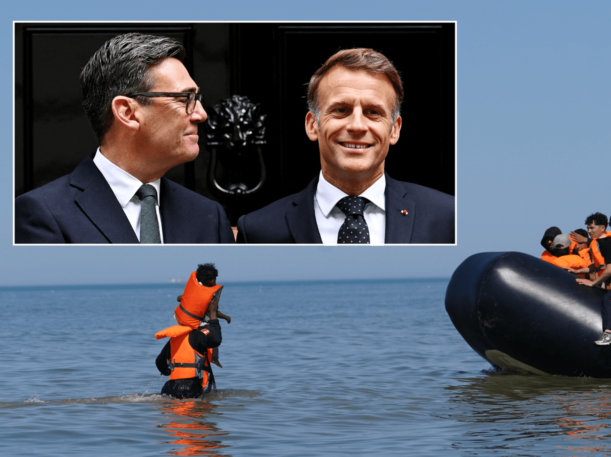 Andy Burnham, Macron, Small Boat