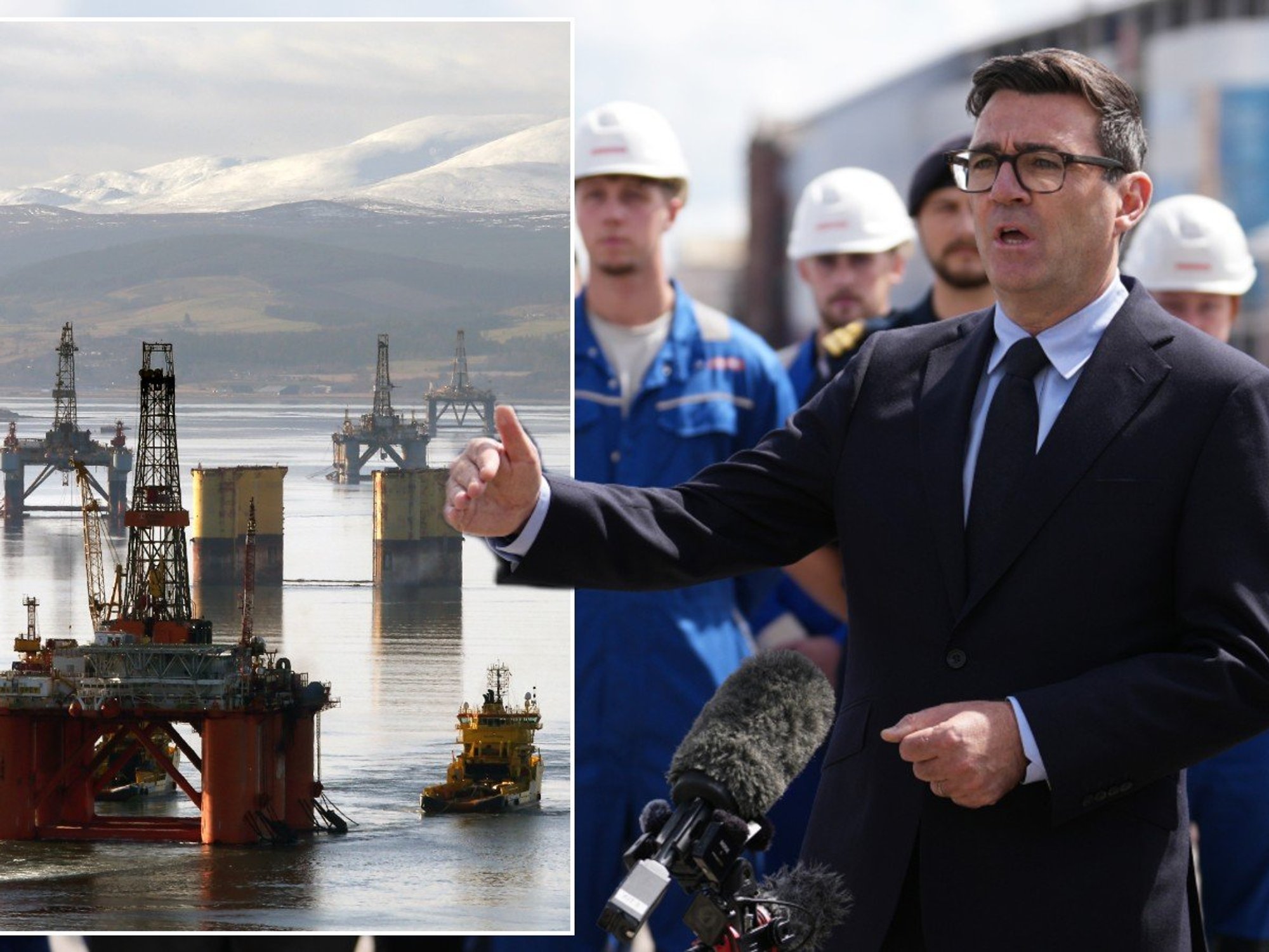 Andy Burnham opened the door to more work in the North Sea