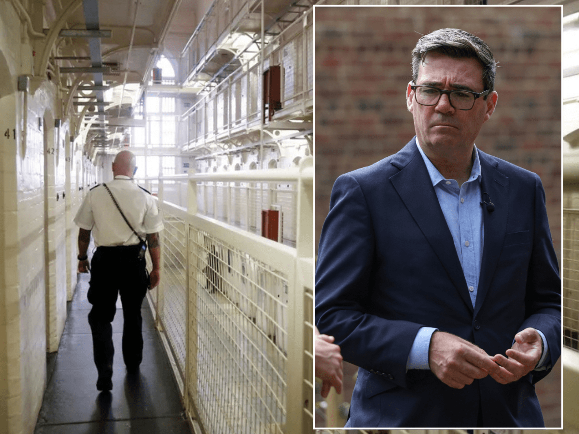 Andy Burnham Prison crisis