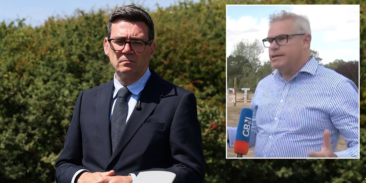 Andy Burnham torn apart by Piddington councillor over plans for migrant camp: 'Have some responsibility!