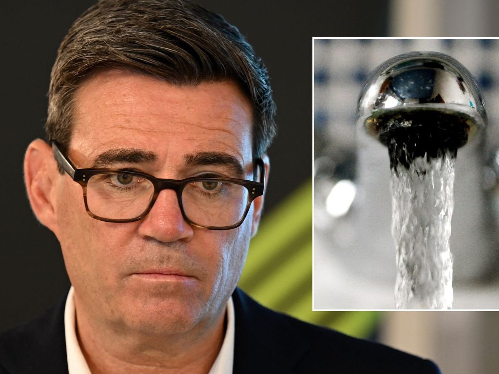Andy Burnham water tap