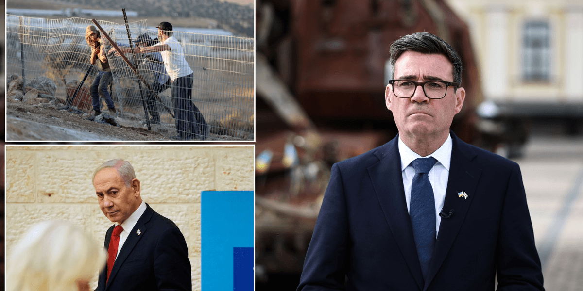 Andy Burnham set to announce 'robust' new anti-Israel sanctions as he vows to go further than Keir Starmer