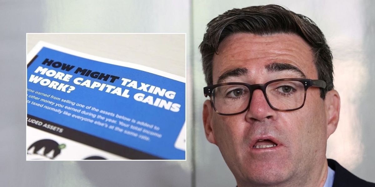 Andy Burnham warned against 'stupid' capital gains tax raid on second homes and shares