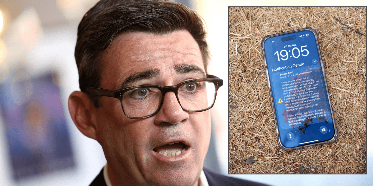 Andy Burnham's emergency alert backfires as Britons 'opt out' of receiving new signals