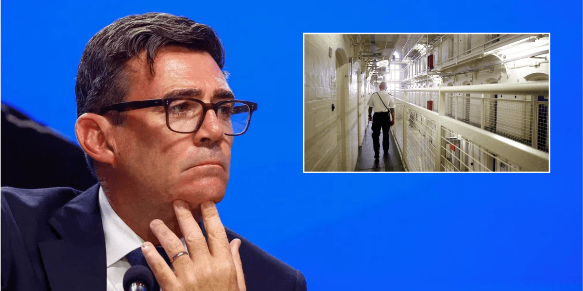 Andy Burnham vows largest prison building programme since Victorian era as system on brink of collapse