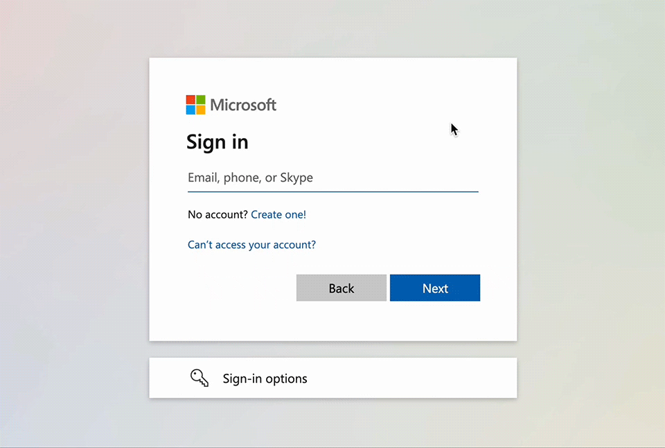 animated gif showing touch id securing the login process