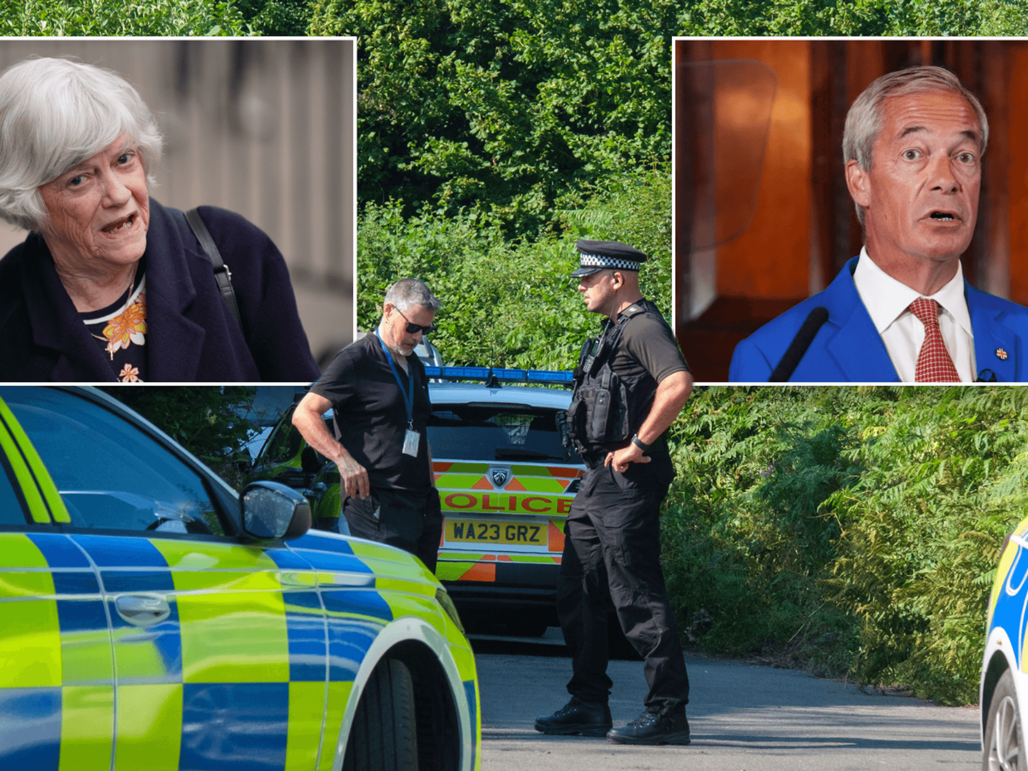Ann Widdecombe/Police/Nigel Farage