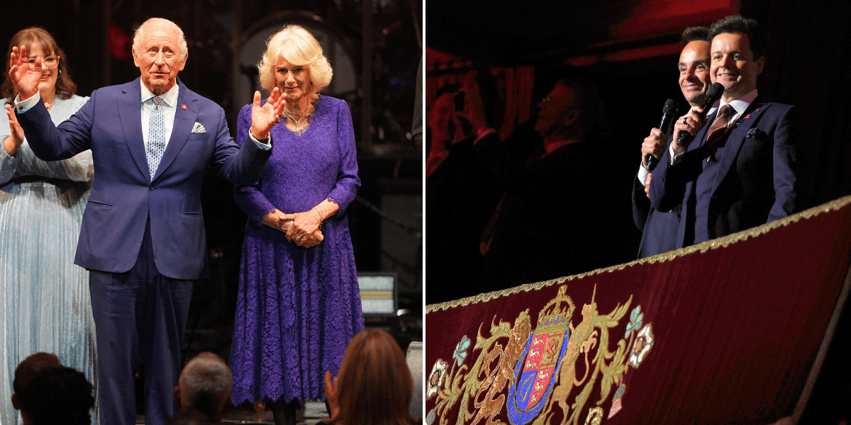 Ant and Dec joke about ‘running the country’ after swapping seats with King and Queen