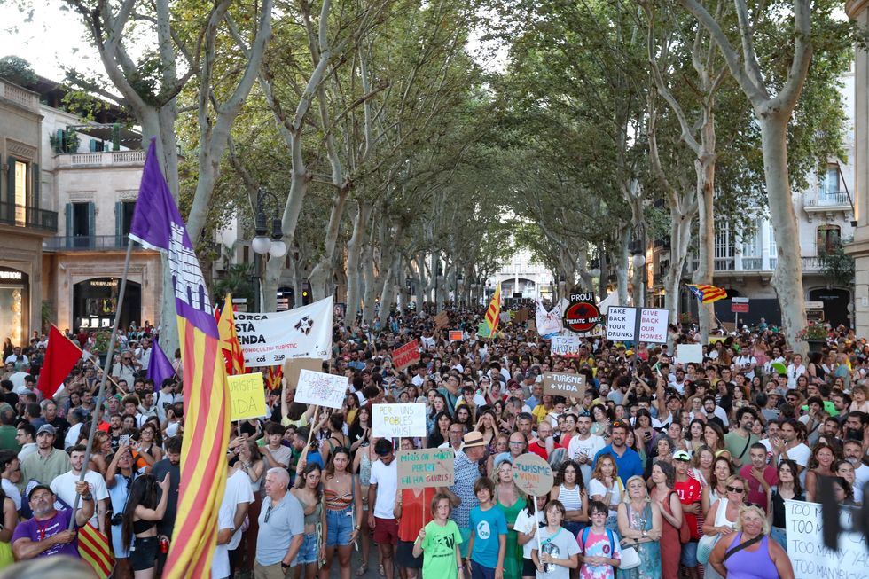Anti-tourist protest
