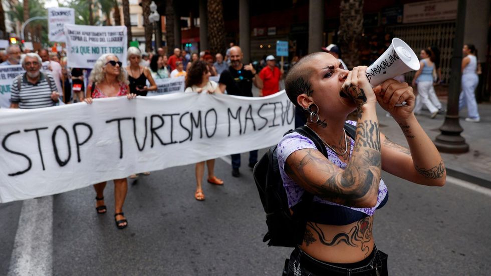 Anti-tourist protests in Spain