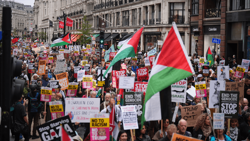 Anti-Trump protest in London