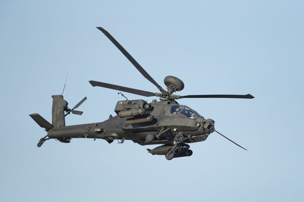 Apache helicopter