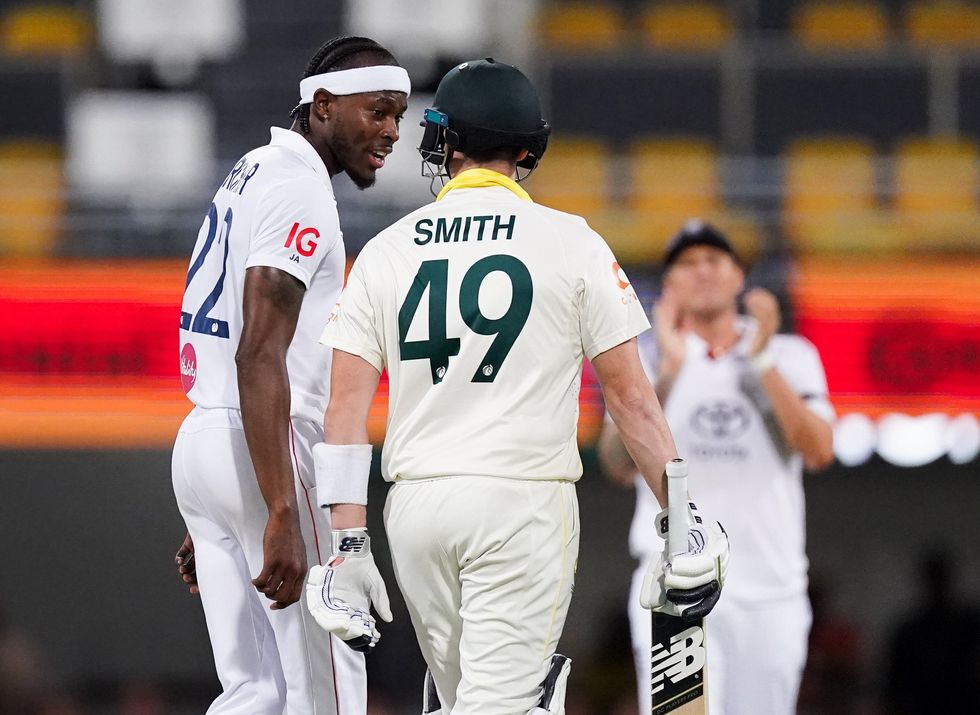 Archer and Smith clashed during the match