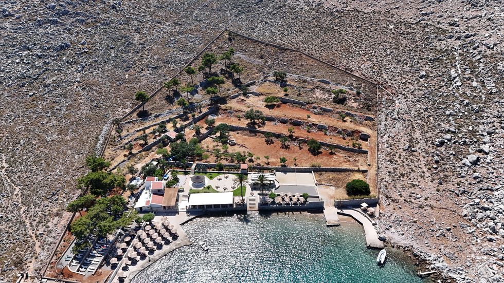 Area in Greek island where Mosley died