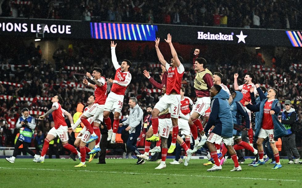 Arsenal are through to the Champions League final and are closing in on a Premier League title