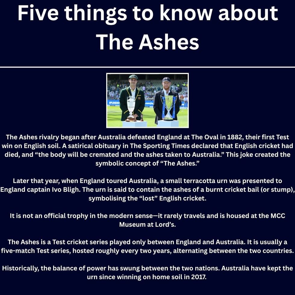 Ashes facts