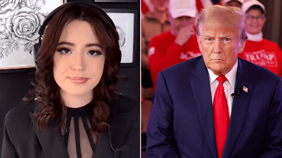 Ashley St Clair and Donald Trump