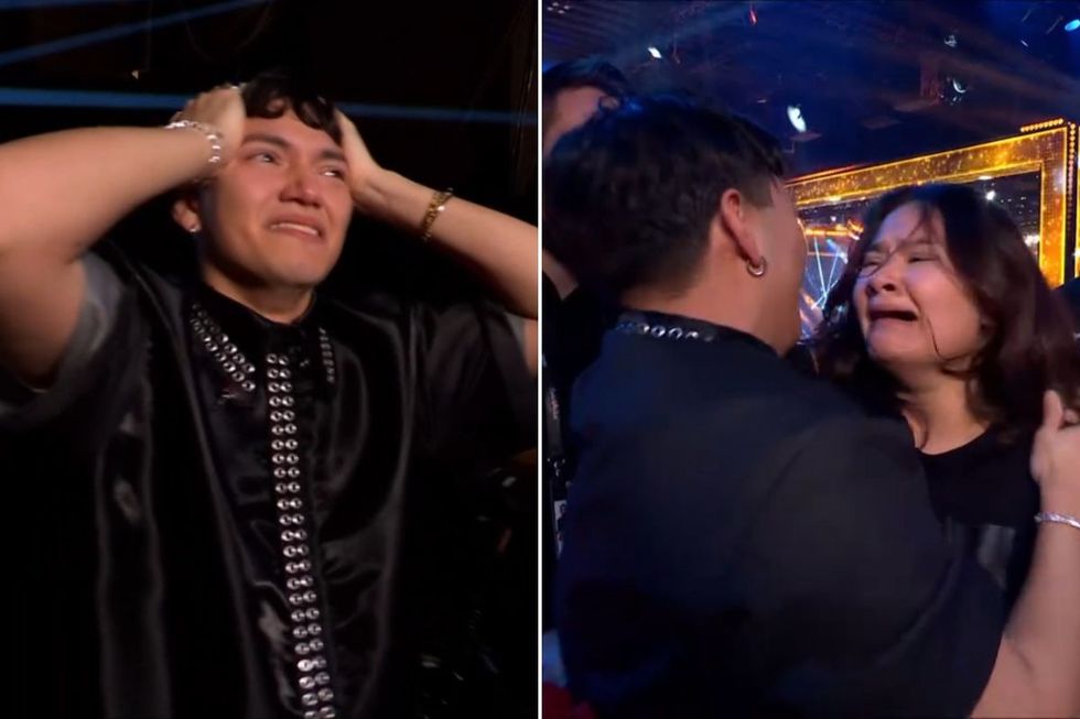 Austria's JJ was left in tears