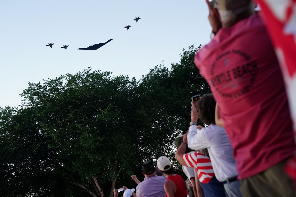 B-2 bombers at the Great American State Fair