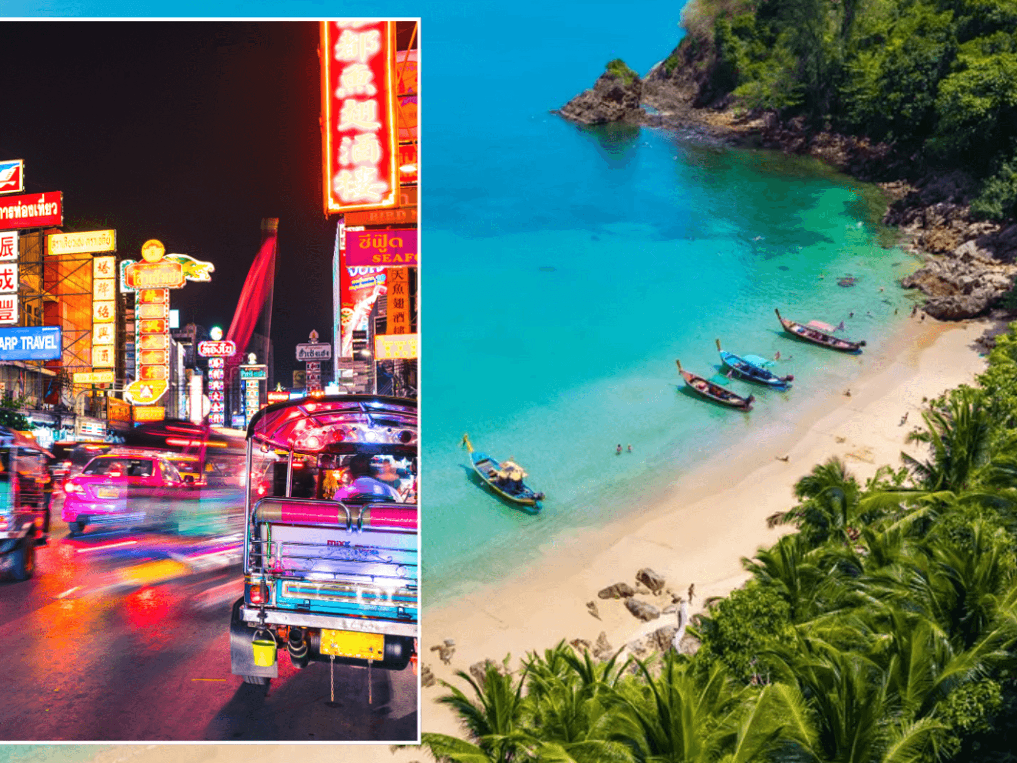 Bangkok / Phuket beach Thailand