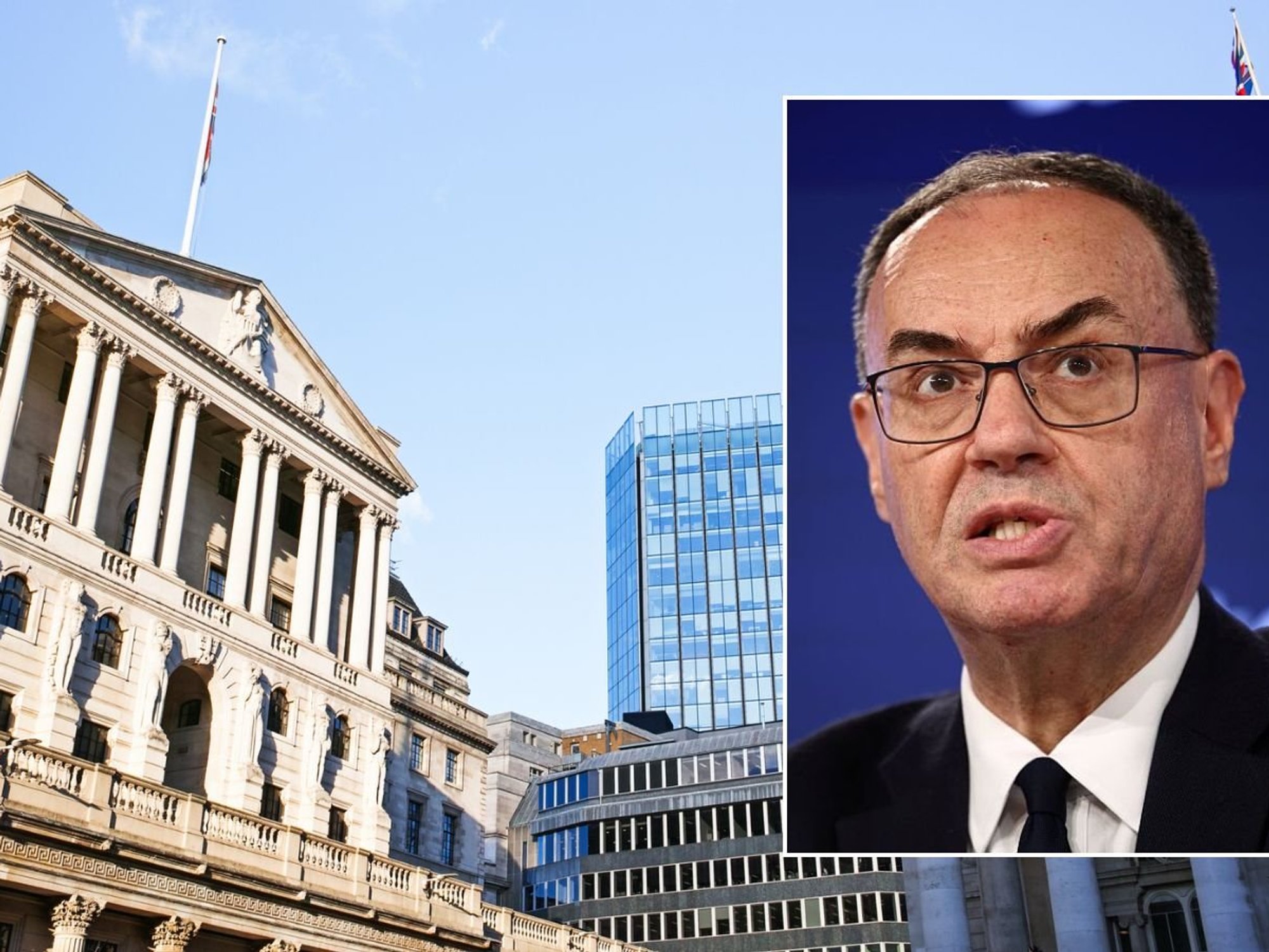 Bank of England and BoE governor Andrew Bailey