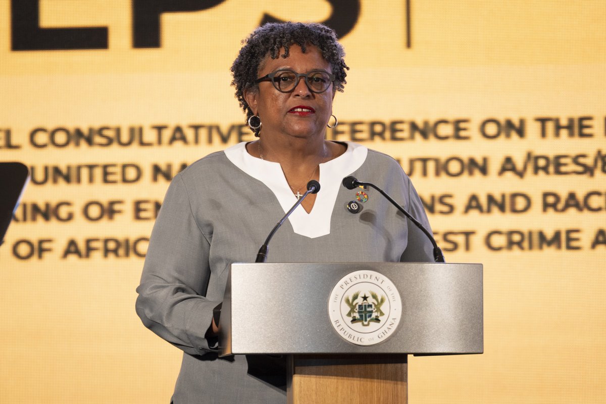 Barbados Prime Minister Mia Mottley