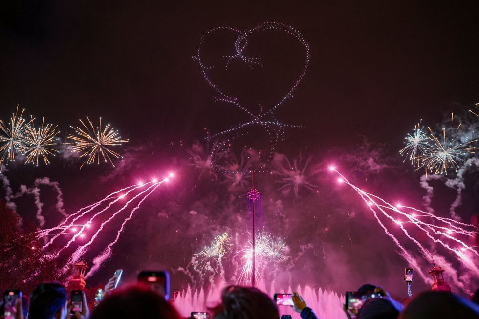 Barcelona fireworks