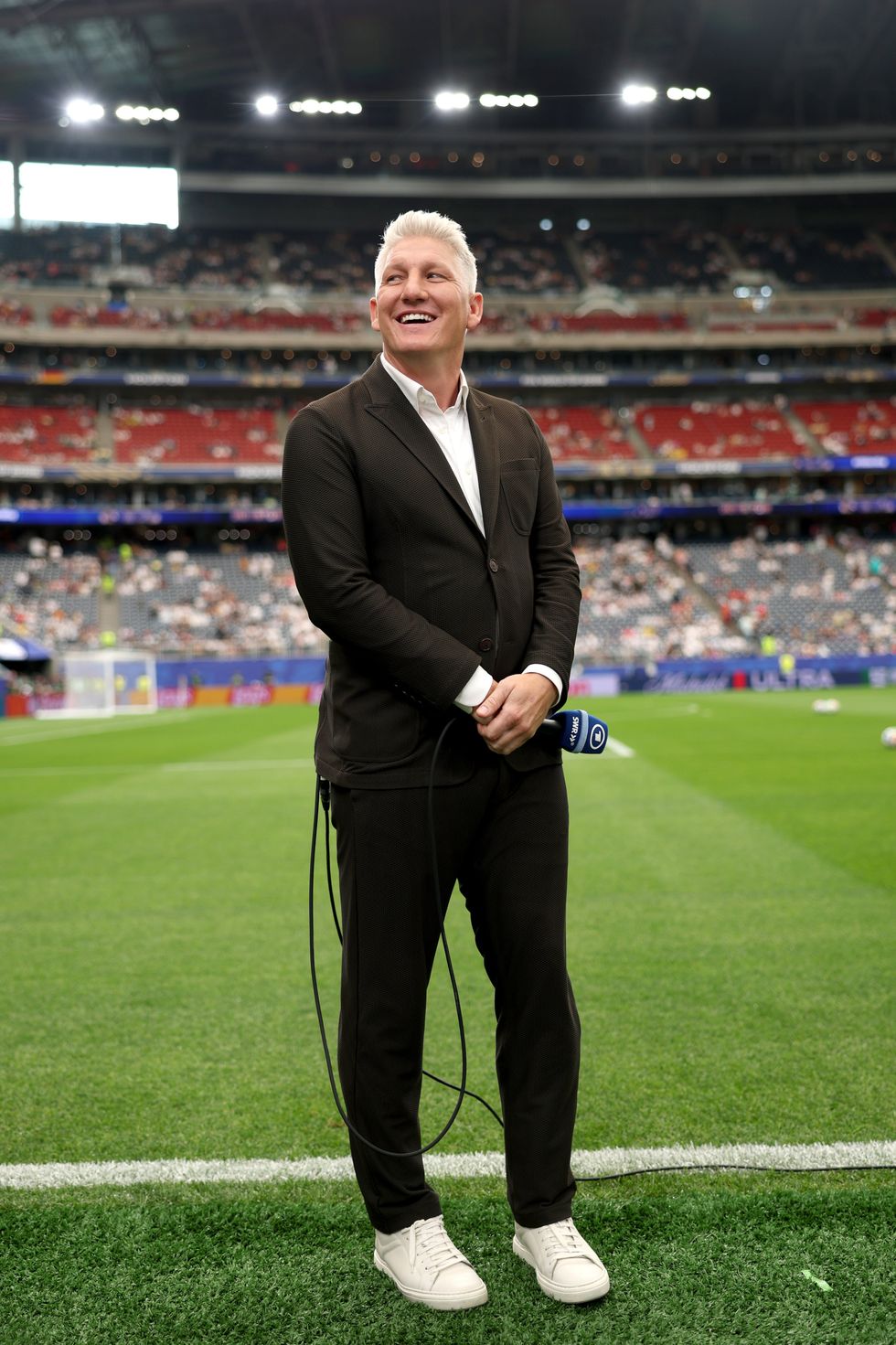 Bastian Schweinsteiger has been working as a pundit at this summer's World Cup