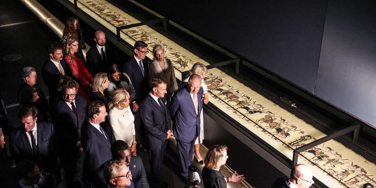 Bayeux Tapestry TORN on journey to Britain as France's culture minister gives update on priceless artwork