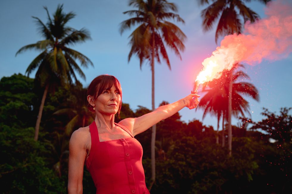 BBC Stranded on Honeymoon Island: Davina McCall