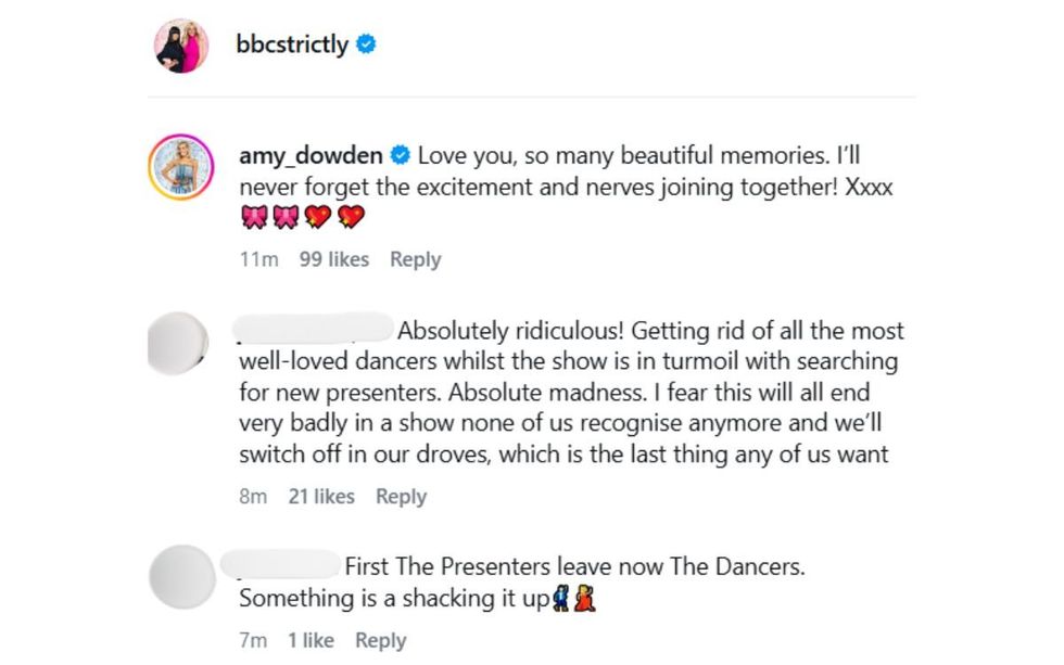 BBC Strictly post