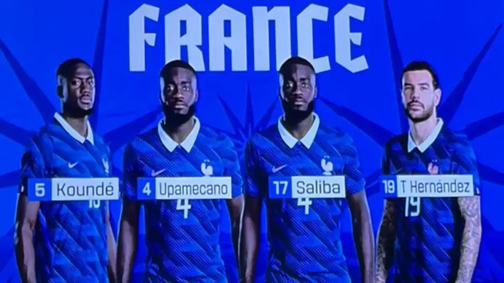 BBC viewers spotted an embarrassing error during coverage of France's World Cup opener against Senegal, prompting an apology from the broadcaster